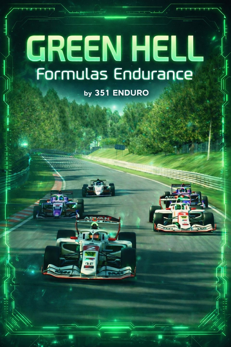 Cartaz Green Hell Formulas Endurance — 351 Enduro